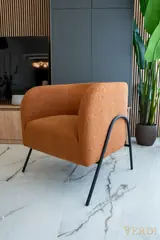 Detalle del sillón — fotografía de referencia del interior JULIET