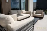 Detalle del sillón de exterior — fotografía de referencia JULIET