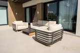 Vista frontal de la zona de estar de la terraza — fotografía de referencia JULIET