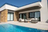 Exterior de la villa y piscina — fotografía de referencia JULIET