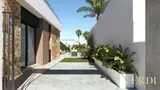Paso lateral y vegetación — visualización del modelo JULIET