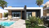 NOVA single-storey villa with pool — Lo Marabú project visualisation