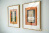 Framed artwork in the living room — NOVA interior reference photograph