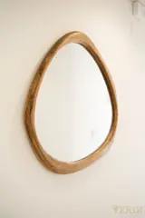 Mirror with wooden frame — NOVA interior reference photograph