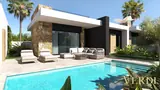 Pool and garden view — NOVA model visualisation