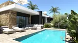 Pool viewed from the side — NOVA model visualisation