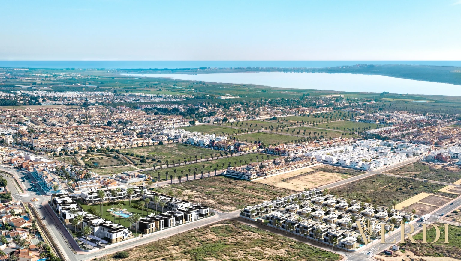 Vista aérea del proyecto Lo Marabú y su entorno