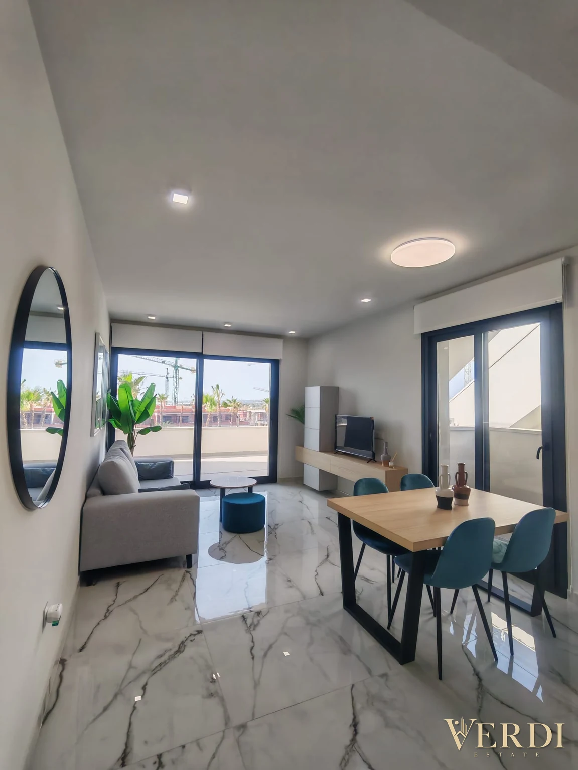 Interior reference: furnished living and dining room
