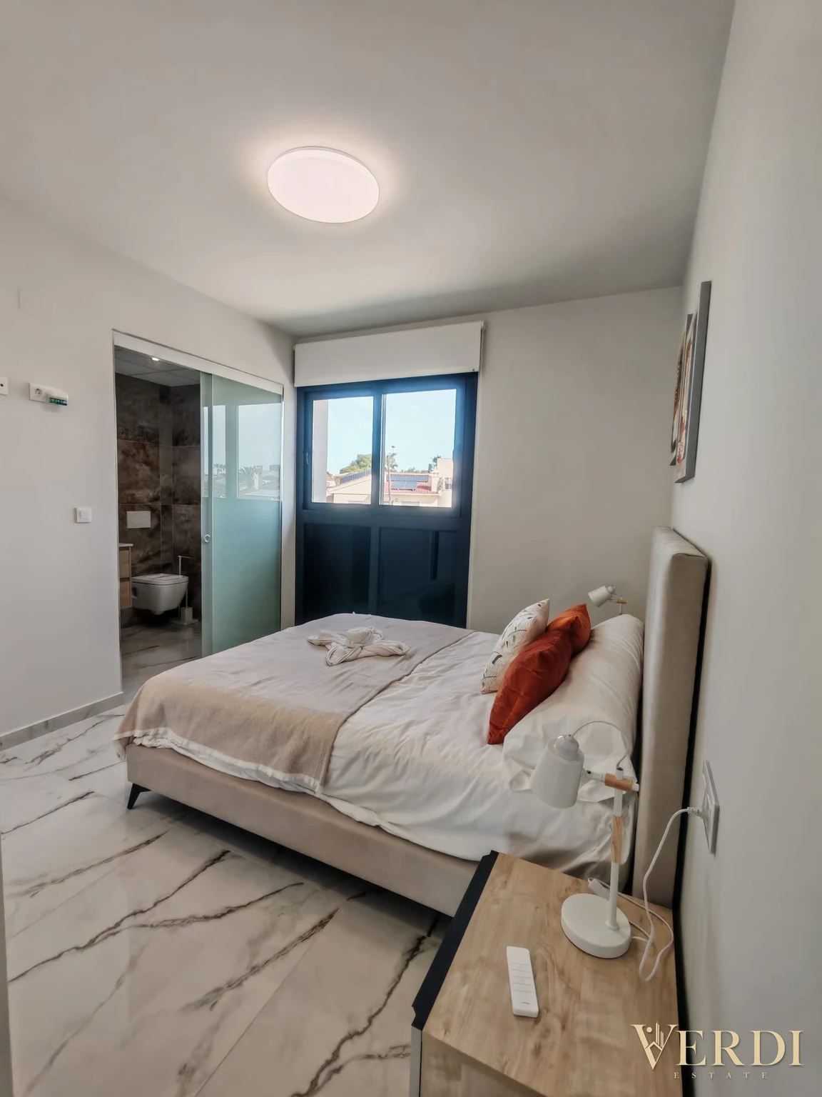 Interior reference: entrance to the double bedroom